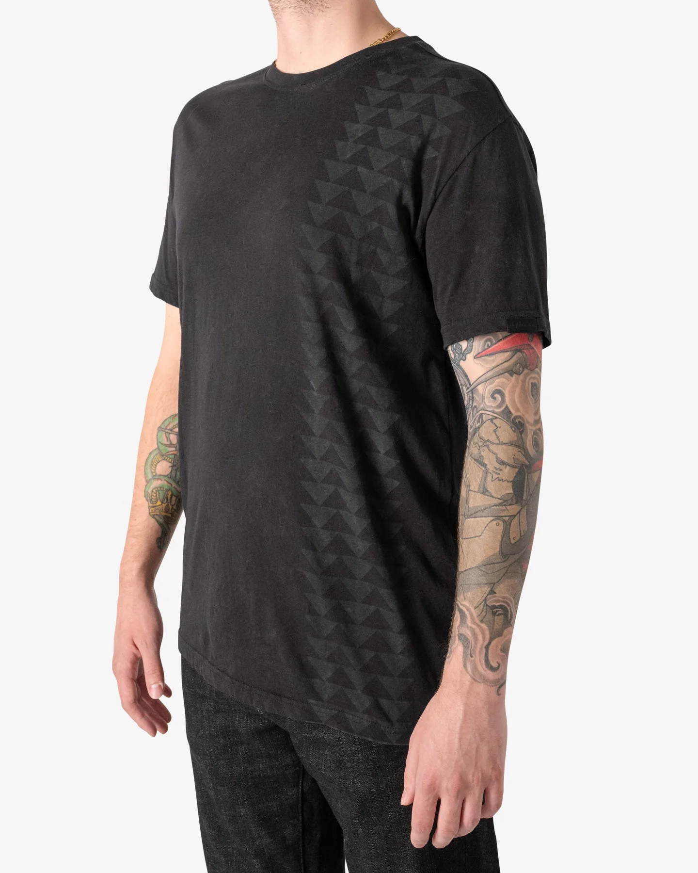 Nakoa Tee - Black Wolf • Organic Cotton - Image 10